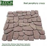 Crazy mesh paver random pattern stone paving