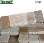 G682 granite stone cube natural kerbstone