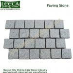 Interlocking porphyry mix color edging garden stone