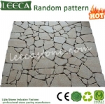 Random pattern paver gabbro stone