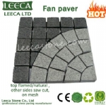 Outdoor paving tiles pattern fan paver, Dubai paving