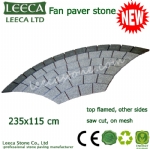 Big fan pattern mesh paving stone for landscaping